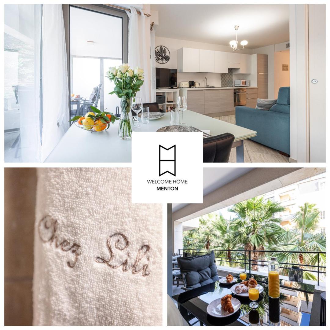 Studio Centre Terrasse Climatisation 50M Plage مينتون المظهر الخارجي الصورة